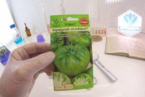 คำอธิบายมะเขือเทศ Emerald Standard และคำแนะนำในการปลูก