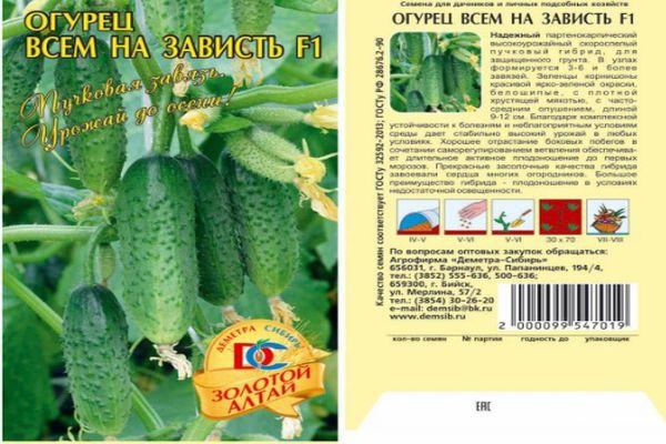 Description du concombre