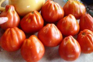 คำอธิบายเกี่ยวกับมะเขือเทศ Buffalo Heart และการปลูกในพื้นที่โล่ง