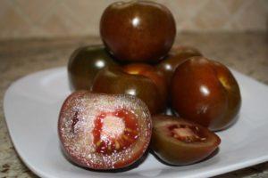 คำอธิบายมะเขือเทศสีแปลกไวอากร้าและเทคนิคการเพาะปลูก