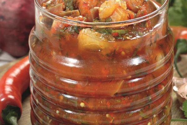 Adjika aux aubergines