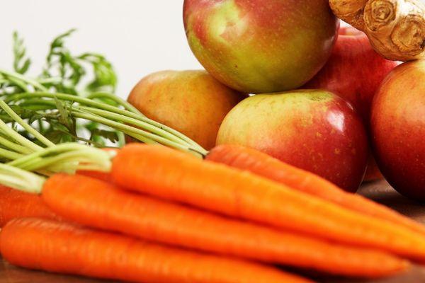 แครอทและแอปเปิ้ล