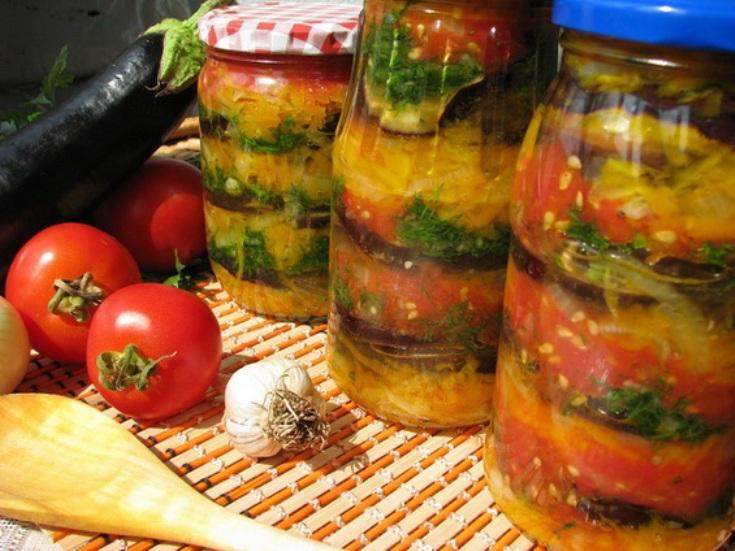 aubergines marinées