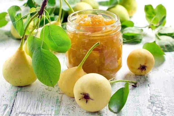 confiture de poires et de citron