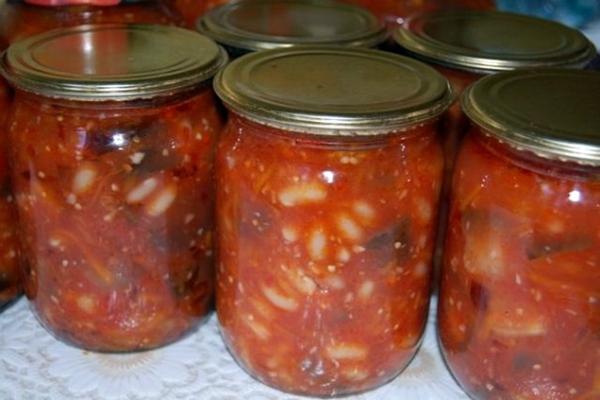 เลโชกับถั่วและมะเขือยาว