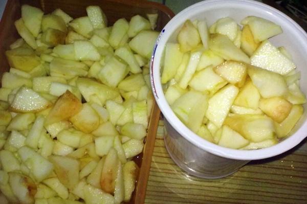 préparer les pommes pour la congélation