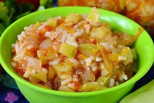 บวบกับข้าวในชาม