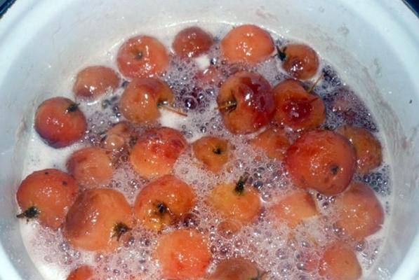 กระบวนการปรุงแอปเปิ้ลสีเหลือง