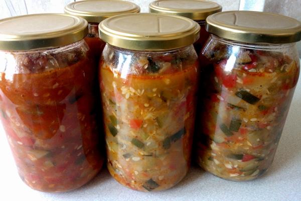 เลโชแตงกวาและพริก