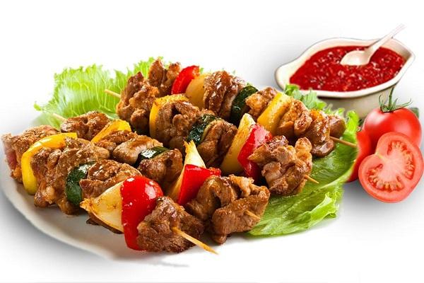 ketchup et shish kebab