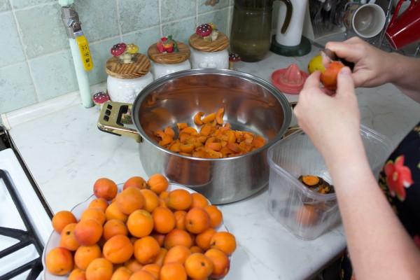 ขั้นตอนการทำแยมแอปริคอต