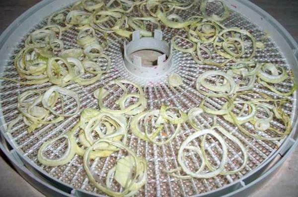 การอบหัวหอมในเครื่องอบไฟฟ้า