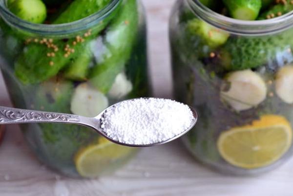 กรดซิตริกสำหรับแตงกวา