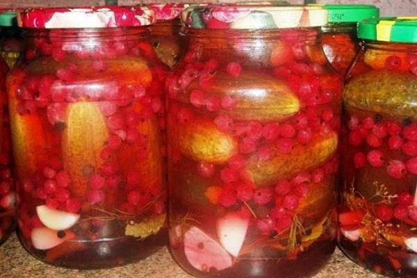 ลูกเกดแดงในขวด