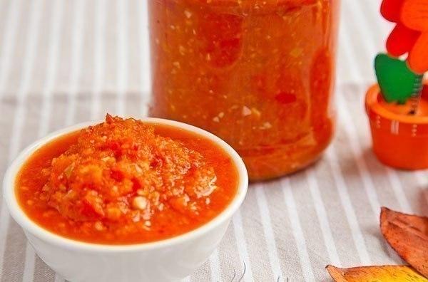 adjika de courgettes