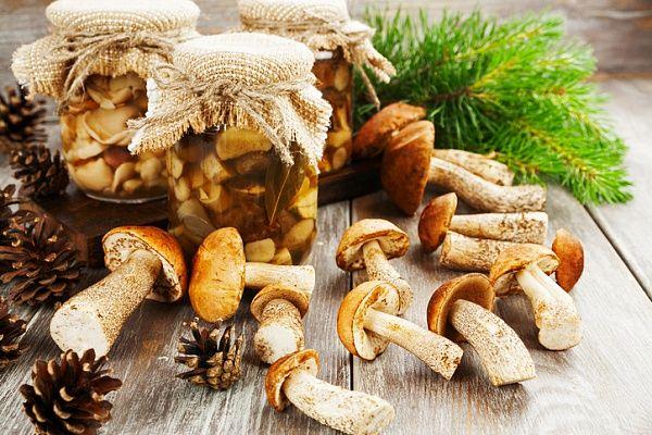 เห็ดพอร์ชินีดองในขวด