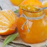 แยมส้มในขวดเล็ก