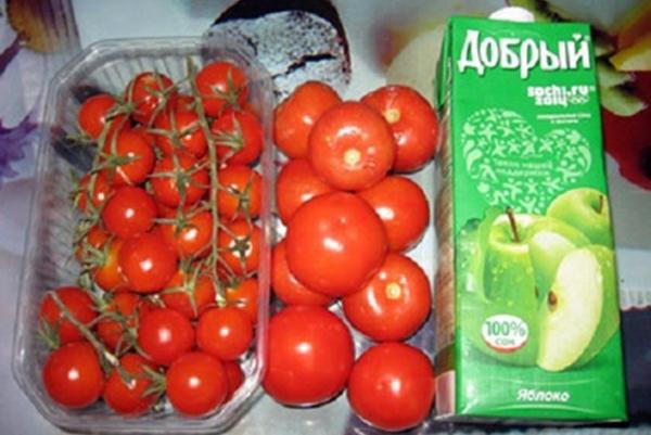 น้ำเชอร์รี่และแอปเปิ้ล