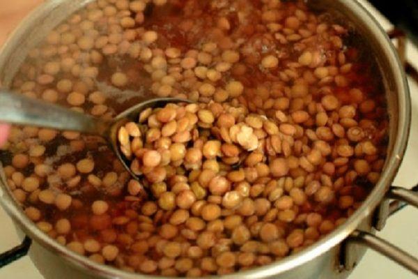 การปรุงถั่วเลนทิล