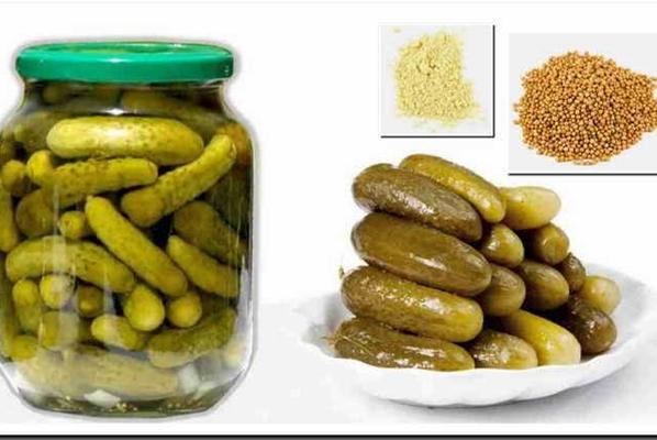 แตงกวาและมัสตาร์ด