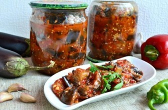 มะเขือยาวสไตล์จอร์เจียนในซอสเผ็ด