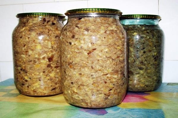 คาเวียร์เห็ดนมกับบวบ