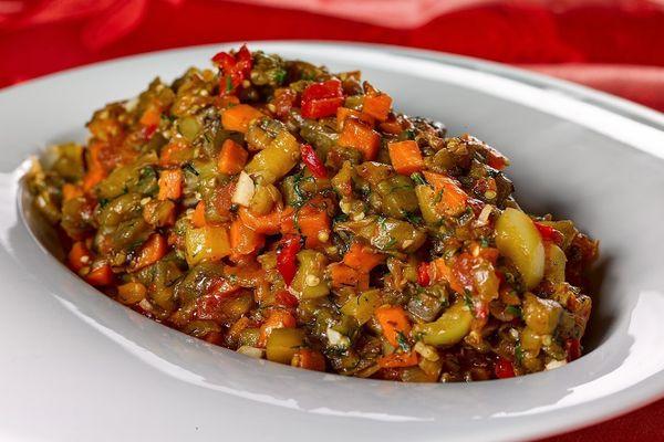 การเตรียมผัก