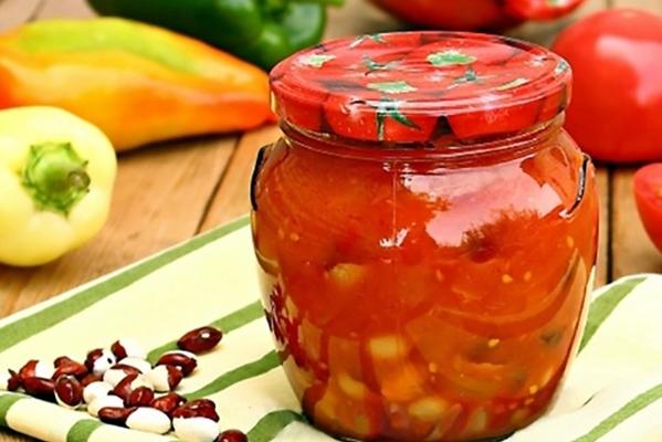 เลโชกับถั่วและองุ่น