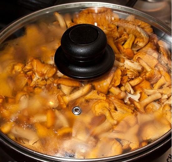 champignons à la poêle