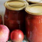 ซอสมะเขือเทศแอปเปิ้ลในขวด