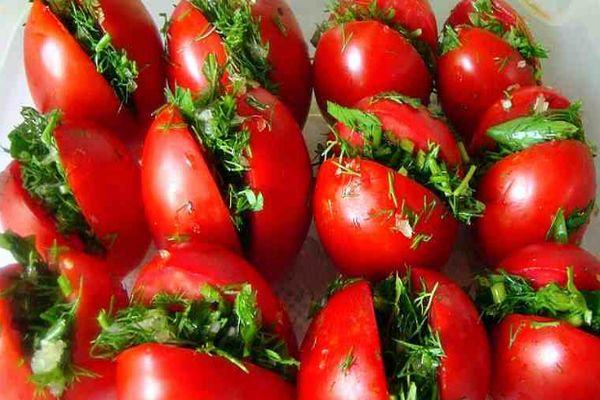 Tomates aux herbes
