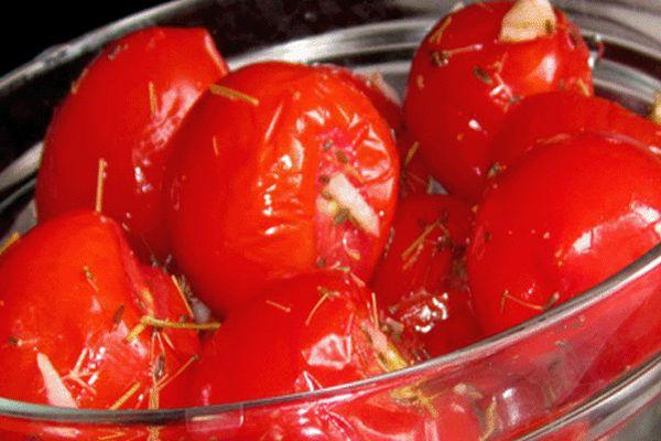 Tomates au vinaigre
