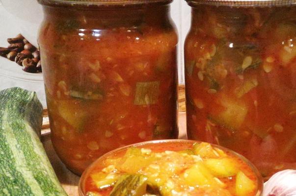 ซูกินี่สไตล์จอร์เจียนในชาม