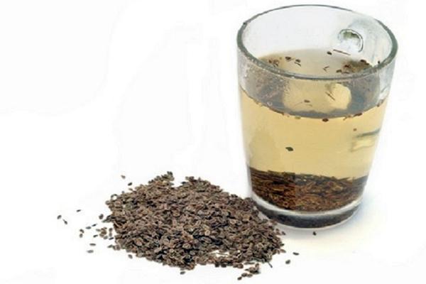 การแช่เมล็ดผักชีฝรั่ง