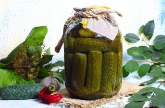 แตงกวากระป๋องในขวด