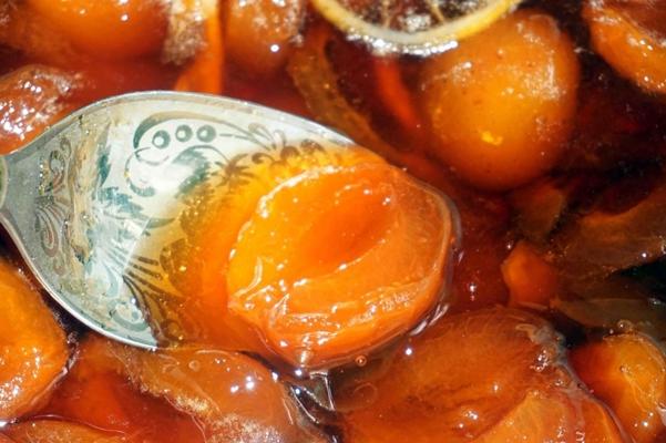 cuisson des abricots