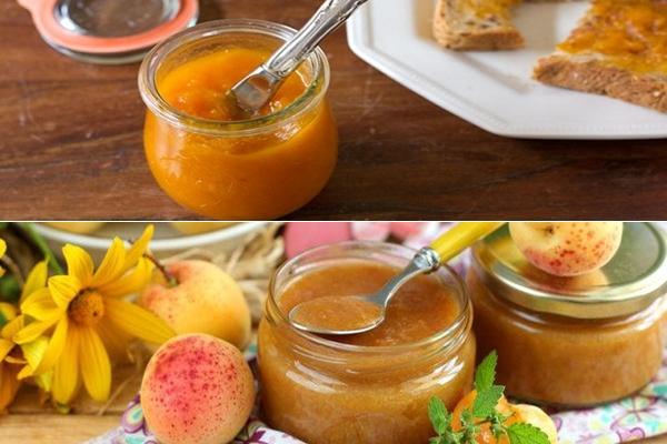 แอปริคอตบดในขวดเล็ก