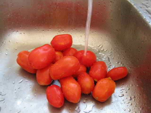 laver les tomates