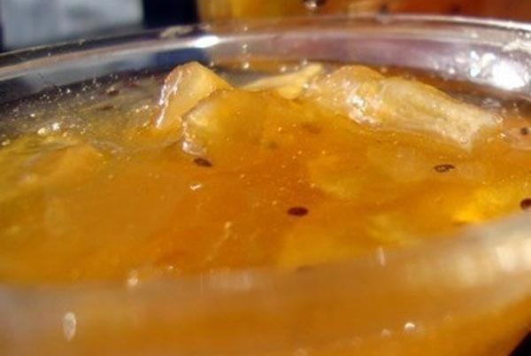 กระบวนการทำแยมด้วยกีวีและแอปเปิ้ล