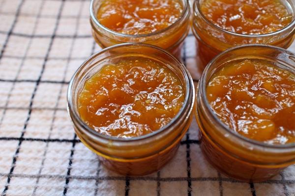 confiture de pommes et de citrouilles
