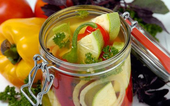 courgettes légèrement salées