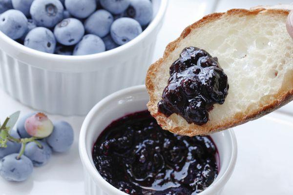 confiture de myrtilles