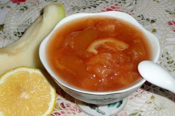 Confiture de melon et de pamplemousse