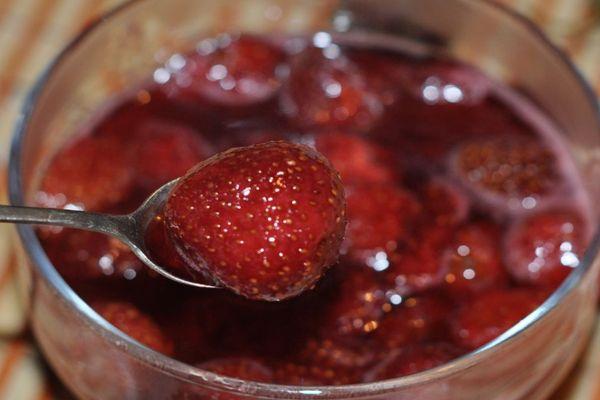 confiture de fraises