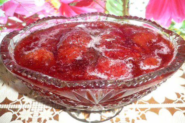 confiture de fraises