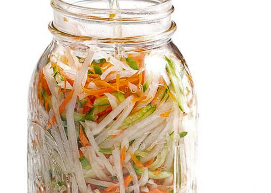 การเตรียมหัวไชเท้า