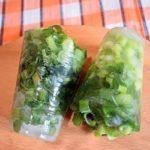 การแช่แข็งผักใบเขียว