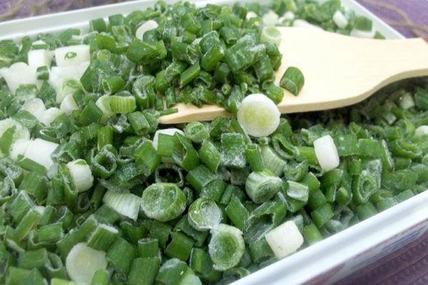 การแช่แข็งหัวหอม