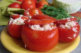 มะเขือเทศสไตล์อาร์เมเนียบนจาน