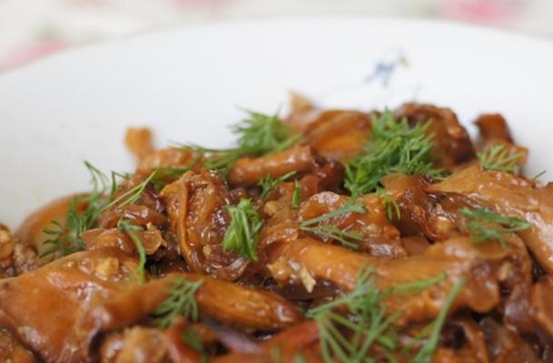 chanterelles en coréen